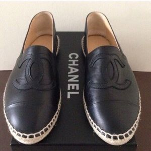 Black Chanel espadrilles AUTHENTIC
